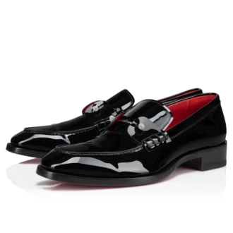Chambelimoc Night Strass – Mocasini – Piele de vițel lăcuită – Negru – Bărbați