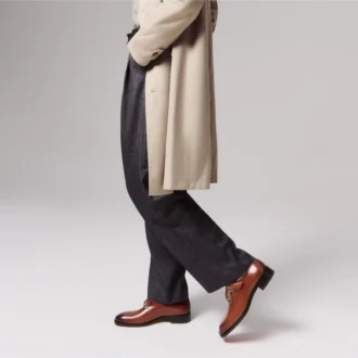 Chambelimonk – Pantofi cu curele – Piele de vițel patinată – Palio – Bărbați Chambelimonk – Pantofi cu curele – Piele de vițel patinată – Palio – Bărbați