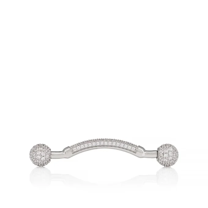 Chambelink Strass – Bijuterii pentru pantofi – Metal și stras – Argint Chambelink Strass – Bijuterii pentru pantofi – Metal și stras – Argint