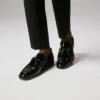 Chambelink Strass – Bijuterii pentru pantofi – Metal și stras – Negru
