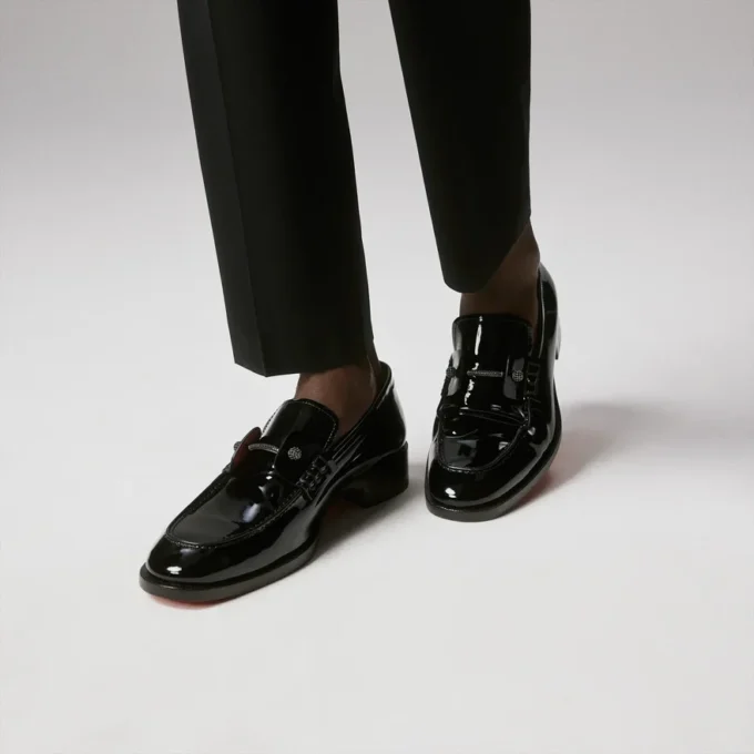 Chambelink Strass – Bijuterii pentru pantofi – Metal și stras – Negru