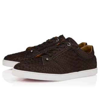Chambelisneak – Sneakers – Piele de piton – Cafe – Bărbați Chambelisneak – Sneakers – Piele de piton – Cafe – Bărbați