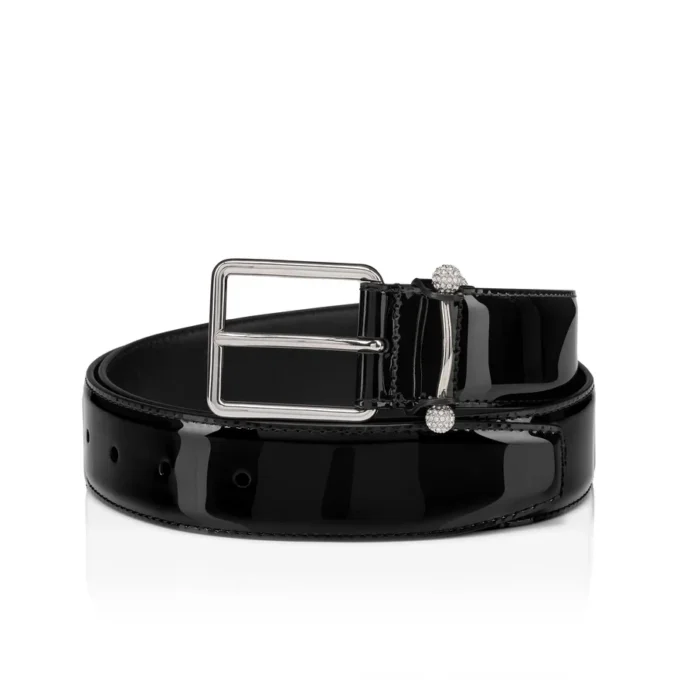 Chambeliss – Curele – Piele lăcuită și strasuri de noapte – Negru Chambeliss – Curele – Piele lăcuită și strasuri de noapte – Negru