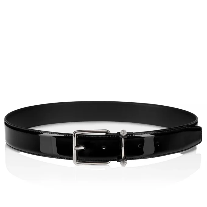 Chambeliss – Curele – Piele lăcuită și strasuri de noapte – Negru Chambeliss – Curele – Piele lăcuită și strasuri de noapte – Negru