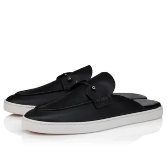 Chanme – Pantofi de barcă – Piele de vițel inversată – Negru – Bărbați