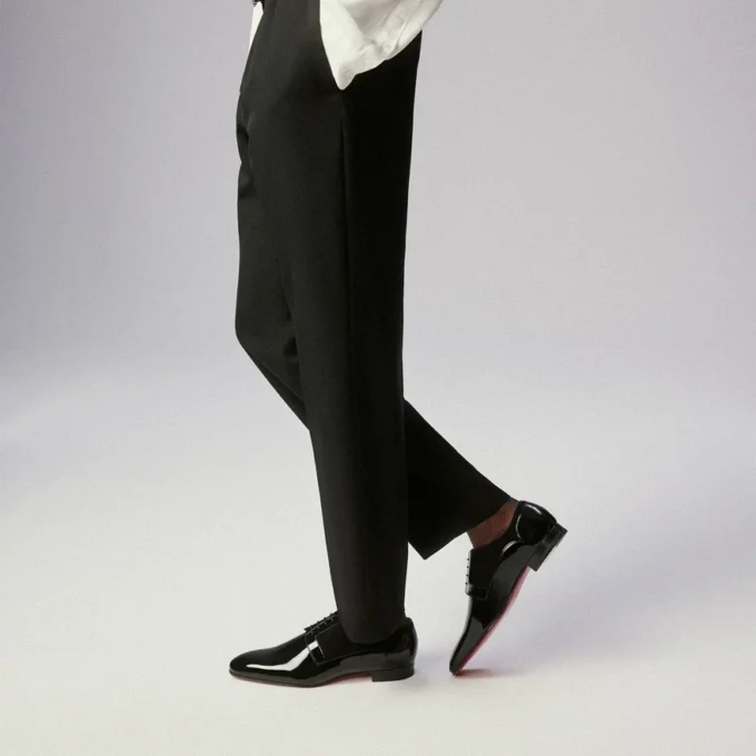 Chickito – Derbies – Piele lăcuită – Negru – Bărbați