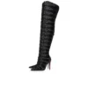 Circus Max Perla Botta Alta – Cizme până la coapsă de 100 mm – Piele de piele de căprioară, plasă și strasuri – Negru – Femei Christian Louboutin Statele Unite Circus Max Perla Botta Alta – Cizme până la coapsă de 100 mm – Piele de piele de căprioară, plasă și strasuri – Negru – Femei Christian Louboutin Statele Unite