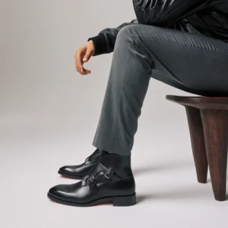 Cizme Chambelimonk – Cizme – Piele de vițel – Negru – Bărbați Cizme Chambelimonk – Cizme – Piele de vițel – Negru – Bărbați