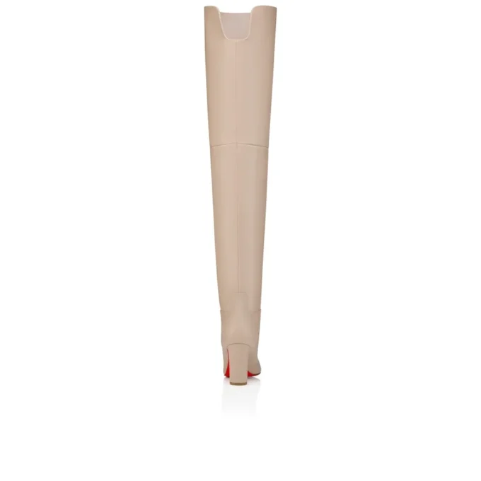 Cizme Loo până la coapsă – 85 mm – Piele de vițel – Perlat – Femei