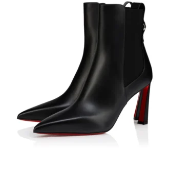 Condodo 85 – Cizme joase de 85 mm – Piele de vițel – Negru – Femei Condodo 85 – Cizme joase de 85 mm – Piele de vițel – Negru – Femei