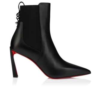 Condodo 85 – Cizme joase de 85 mm – Piele de vițel – Negru – Femei Condodo 85 – Cizme joase de 85 mm – Piele de vițel – Negru – Femei