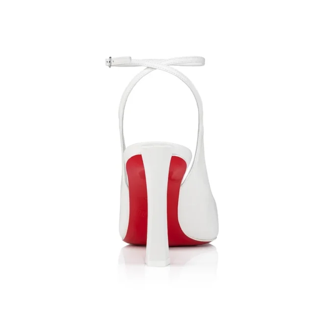 Condora Strap – Pantofi cu baretă de 85 mm – Piele Nappa – Bianco – Femei