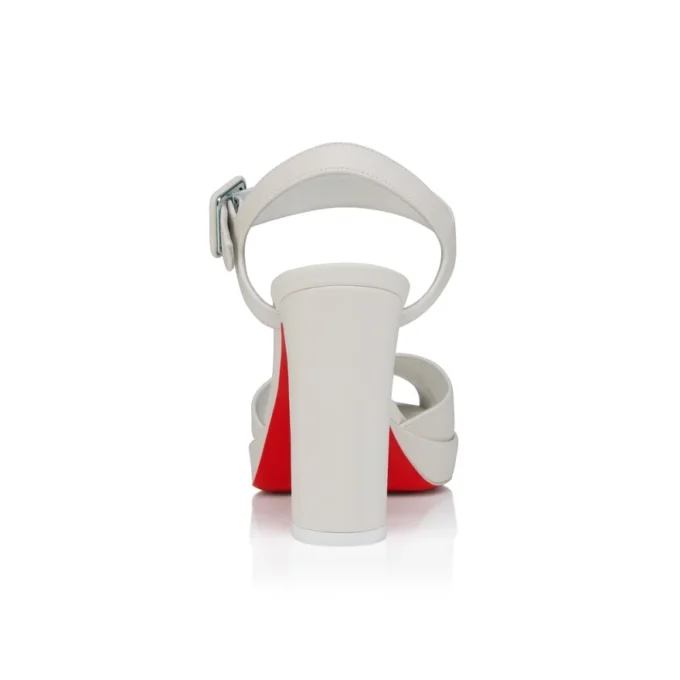 Cora – Sandale de 100 mm – Piele de miel Nappa – Bianco – Femei Cora – Sandale de 100 mm – Piele de miel Nappa – Bianco – Femei