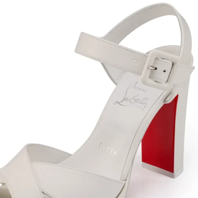 Cora – Sandale de 100 mm – Piele de miel Nappa – Bianco – Femei Cora – Sandale de 100 mm – Piele de miel Nappa – Bianco – Femei