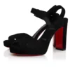 Cora – Sandale de 100 mm – Piele de vițel velur – Negru – Femei Cora – Sandale de 100 mm – Piele de vițel velur – Negru – Femei