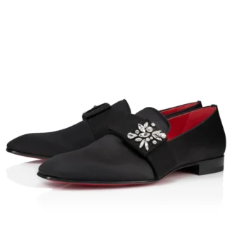 Dandelion Red Carpet – Mocassini – Crep satinat – Negru – Bărbați