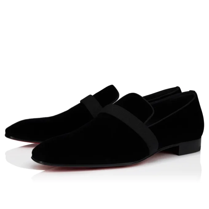 Dandydeco – Mocasini – Catifea – Negru – Bărbați