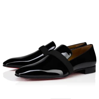Dandydeco – Mocasini – Piele de vițel lăcuită – Negru – Bărbați