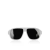 Diamond Roller Lb0032 – Ochelari de soare – Acetat – Alb fumuriu