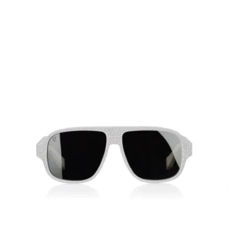 Diamond Roller Lb0032 – Ochelari de soare – Acetat – Alb fumuriu