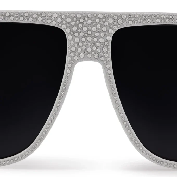 Diamond Roller Lb0032 – Ochelari de soare – Acetat – Alb fumuriu