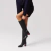 Dianouchette Botta – Cizme de 70 mm – Piele de vițel – Negru – Femei
