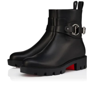 Dianouchette Lug – Cizme joase – Piele de vițel cerată – Negru – Femei