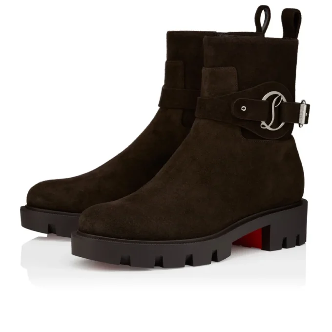 Dianouchette Lug – Cizme joase – Piele de vițel inversată – Cafa – Femei Dianouchette Lug – Cizme joase – Piele de vițel inversată – Cafa – Femei