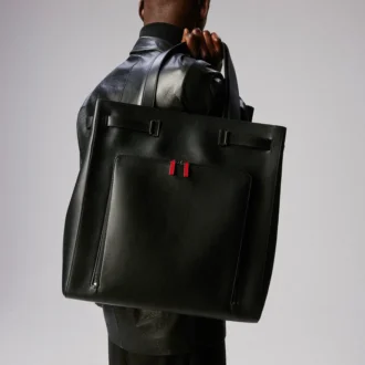 Djanis – Gență Tote – Piele de vițel – Negru