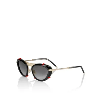 Dolly Lb0001 – Ochelari de soare – Metal – Negru lucios