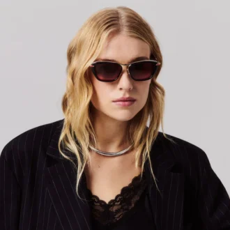 Dolly Lb0022 – Ochelari de soare – Metal – Negru fumuriu