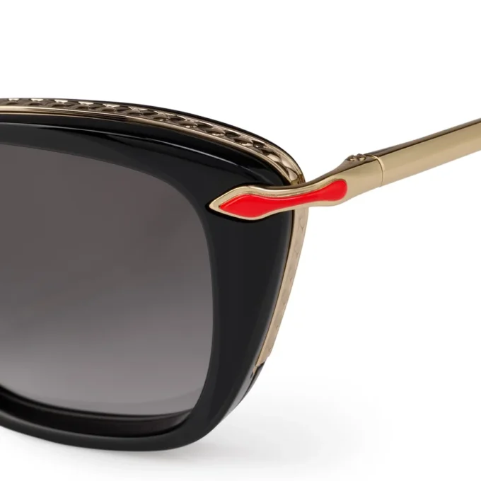 Dolly Lb0022 – Ochelari de soare – Metal – Negru lucios