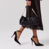 Eva – Geantă de umăr – Piele de miel Nappa – Negru Eva – Geantă de umăr – Piele de miel Nappa – Negru