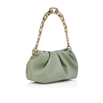Eva Small – Geantă de umăr – Piele de miel Nappa – Haiiro Eva Small – Geantă de umăr – Piele de miel Nappa – Haiiro