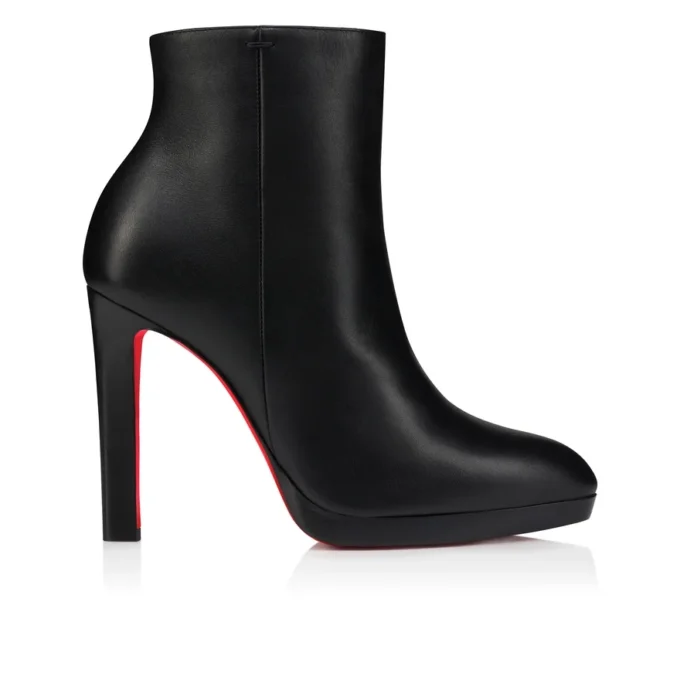 Fannylove Booty – Cizme de 120 mm – Piele de vițel – Negru – Femei