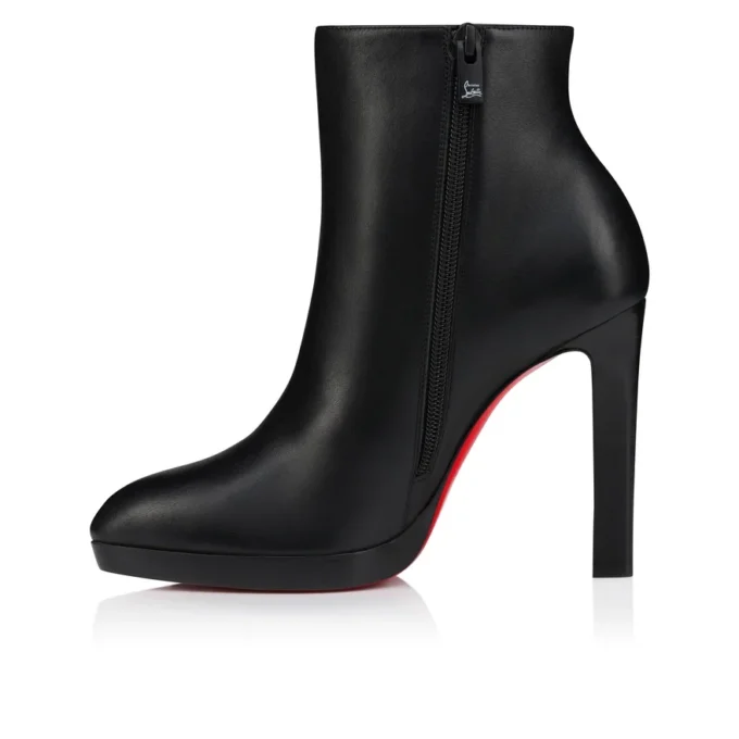 Fannylove Booty – Cizme de 120 mm – Piele de vițel – Negru – Femei