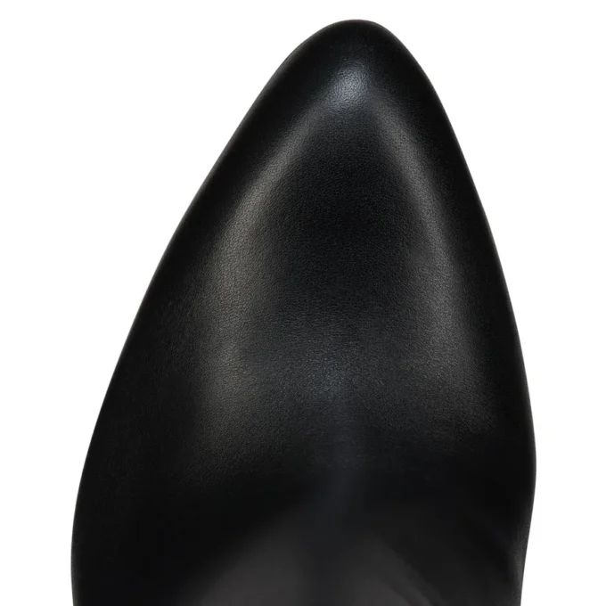 Fannylove Booty – Cizme de 120 mm – Piele de vițel – Negru – Femei