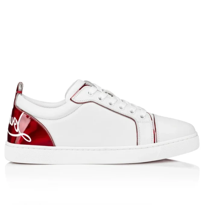 Fun Louise Junior – Sneakers – Piele de vițel și piele lăcuită Psychic – Alb – Femei Fun Louise Junior – Sneakers – Piele de vițel și piele lăcuită Psychic – Alb – Femei