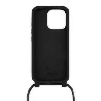 Funky – Husă pentru telefon – Cauciuc și piele de vițel – Negru