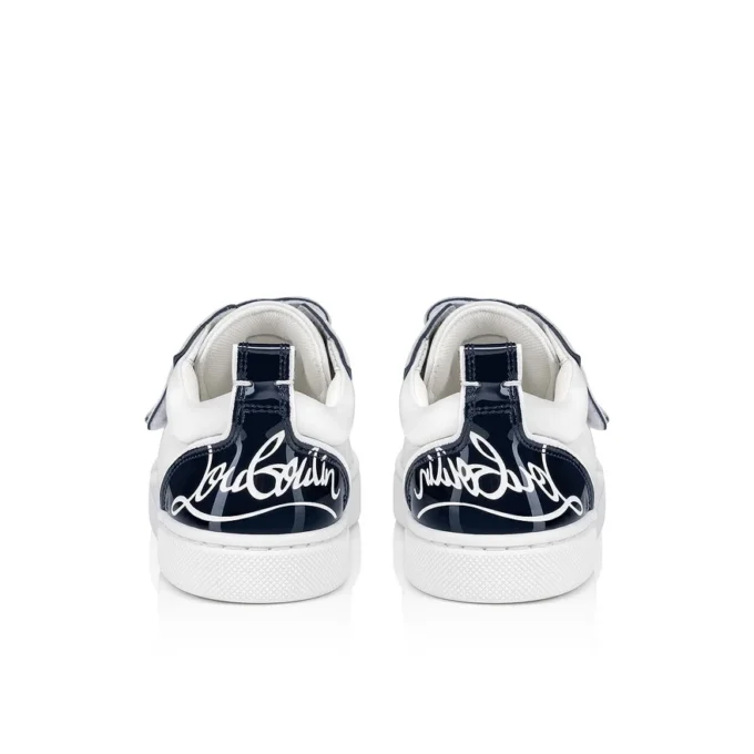 Funnyto Scratch – Sneakers – Piele de vițel lăcuită – Bianco – Copii