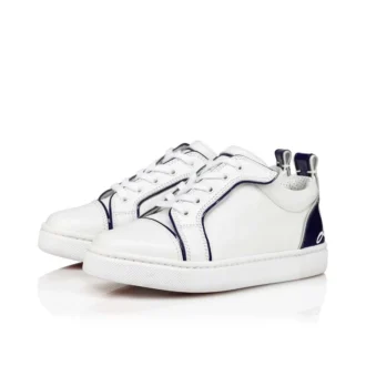 Funnyto – Sneakers cu talpă joasă – Piele de vițel – Albastru – Copii