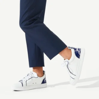 Funnyto – Sneakers – Piele de vițel și piele de vițel lăcuită – Bianco – Copii