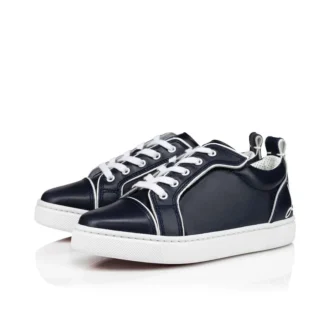 Funnyto – Sneakers cu talpă joasă – Piele de vițel – Bleumarin – Copii