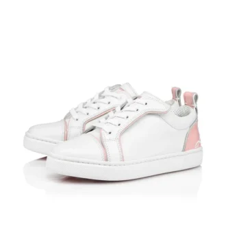 Funnyto – Sneakers cu talpă joasă – Piele de vițel – Roz – Copii