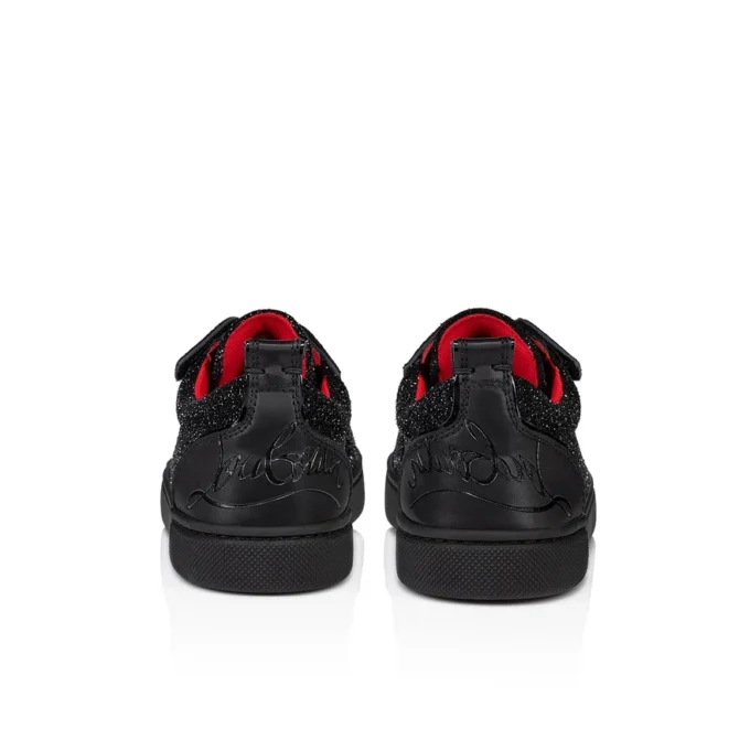 Funnyto – Sneakers – Piele Comete – Negru – Copii Funnyto – Sneakers – Piele Comete – Negru – Copii