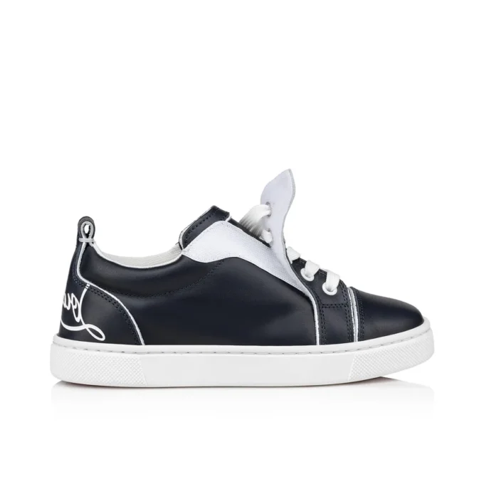 Funnyto – Sneakers – Piele de vițel – Bleumarin – Copii