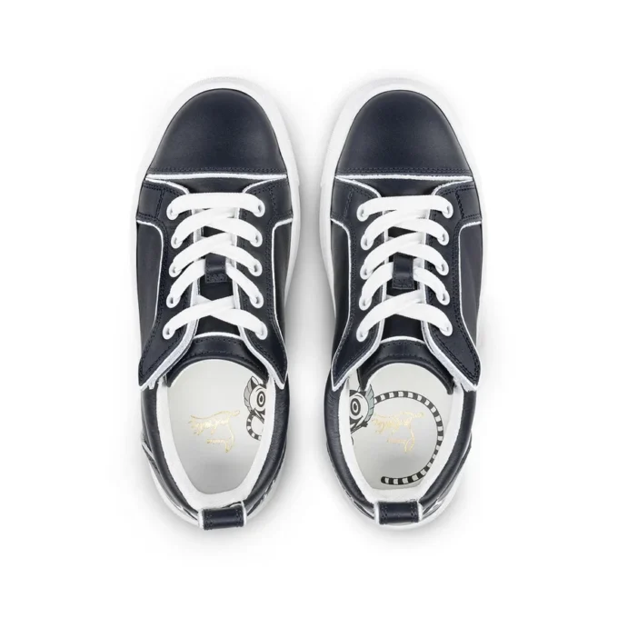 Funnyto – Sneakers – Piele de vițel – Bleumarin – Copii