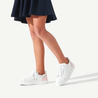 Funnyto – Sneakers – Piele de vițel și piele de vițel lăcuită – Roz – Copii