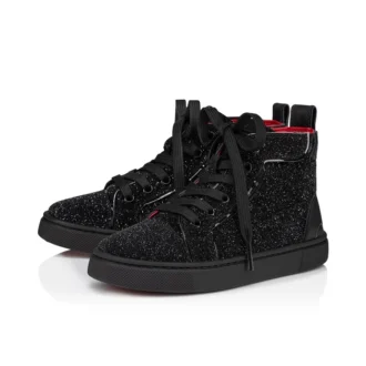 Funnytopi din velur de vițel negru – Pantofi – Copii unisex