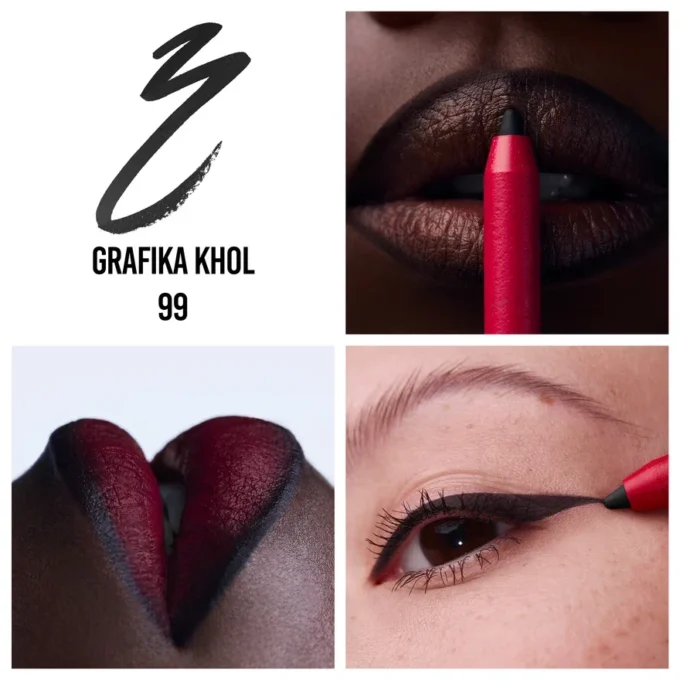 Glamliner – Creion pentru buze și ochi – Grafika Khol 99 Glamliner – Creion pentru buze și ochi – Grafika Khol 99